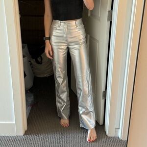 Silver Bershka Pants XS
